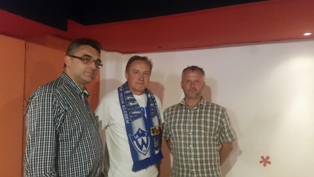 Od lewej Artur Rola, Krzysztof Adamczyk , piotr Strejlau