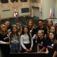 Młodzież z Gminy Radzymin na konferencji w Sejmie RP
