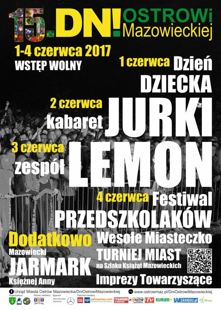 15 Dni Ostrowi Mazowieckiej_plakat