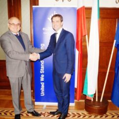 Burmistrz Kobyłki z wizytą u Ambasadora Bułgarii