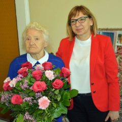 Wołomin właśnie skończył 100 lat i Pani Eugenia Adamowicz – mieszkanka Wołomina również!