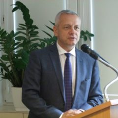 Minister Cyfryzacji Marek Zagórski z wizytą  w Starostwie Wyszkowskim