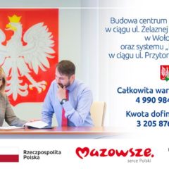 3,2 mln zł dofinansowania na inwestycje przy PKP Wołomin i PKP Zagościniec