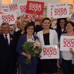 Jak ważne jest, aby w tych wyborach uczestniczyć przekonywała w Wyszkowie Marszałek Sejmu Elżbieta Witek