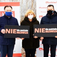 Samorządowcy z Wołomina, Radzymina i Tłuszcza przeciwni podziałowi Mazowsza!