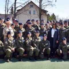 Uroczyste pożegnanie Kadetów klas III w I LO PUL im. 111 Eskadry Myśliwskiej w Wołominie