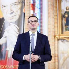 Premier Morawiecki na obchodach 120. rocznicy urodzin Kardynała Stefana Wyszyńskiego w Zuzeli