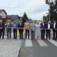Uroczyste otwarcie dróg powiatowych w Wąsewie