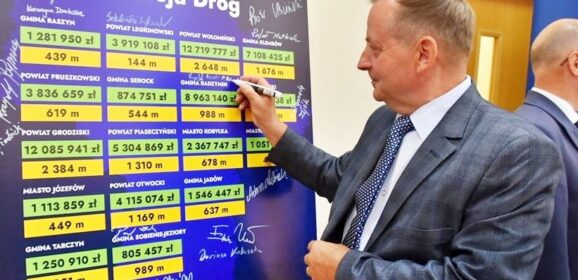 Ponad 35 mln zł z Rządowego Funduszu Rozwoju Dróg dla samorządów z terenu Powiatu Wołomińskiego!