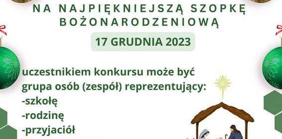Konkurs na Najpiękniejszą Szopkę Bożonarodzeniową Brańszczyk
