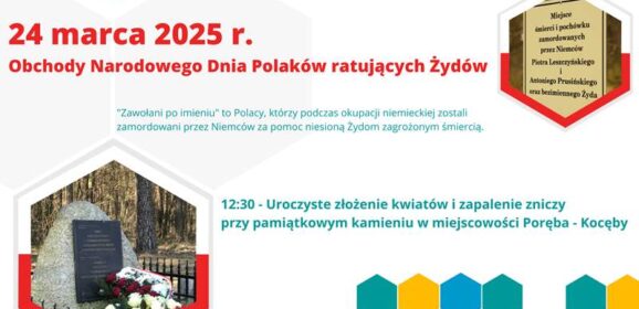 Obchody Narodowego Dnia Polaków ratujących Żydów