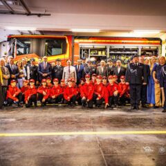 Nowy średni samochód ratowniczo-gaśniczy Scania P360 oficjalnie przekazany OSP Radzymin