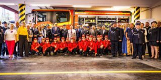 Nowy średni samochód ratowniczo-gaśniczy Scania P360 oficjalnie przekazany OSP Radzymin