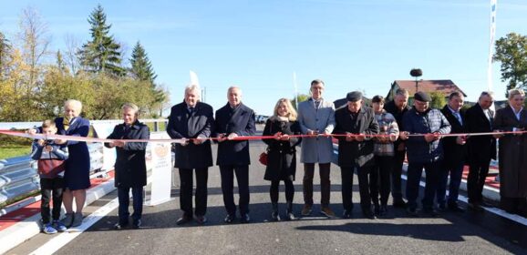 Otwarcie mostu w Gminie Zaręby Kościelne