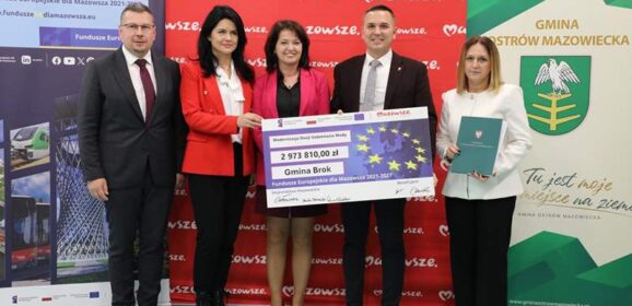 Nowe Środki  unijne dla Gminy Brok