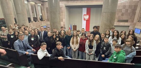 Uczniowie Szkoły Podstawowej z Broku w Sejmie RP