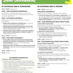 Konferencja Kształtowanie tożsamości lokalnej – zasoby kulturowe Ziemi Ostrowskiej