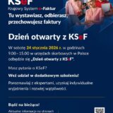 Krajowy System e-Faktur oraz na szkolenia z KSeF i Dzień otwarty z KSeF