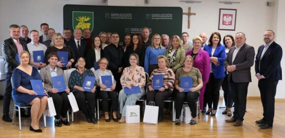 Podziękowania za codzienną pracę z okazji Dnia Sołtysa w Łochowie