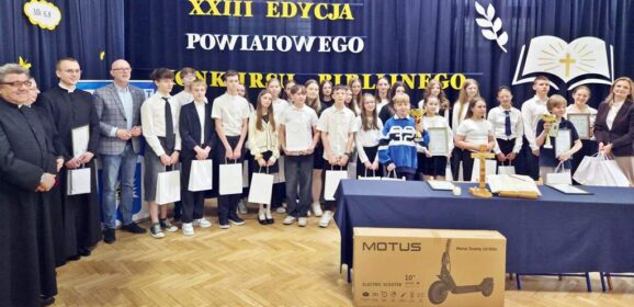„Słowo, które prowadzi”: Podsumowanie XXIII Powiatowego Konkursu Biblijnego w Radzyminie