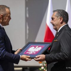 Wyjątkowe wyróżnienie dla Gminy Małkinia Górna w Pałacu Prezydenckim