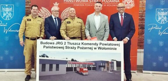 Bezpieczniejszy Powiat Wołomiński – Umowa na budowę JRG Tłuszcz podpisana!