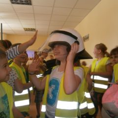 Dzieci odwiedziły węgrowską komendę
