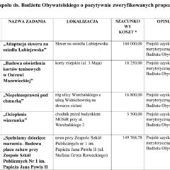 Budżet Obywatelski udaną inicjatywą ostrowskiego samorządu