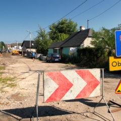 Ulice Annopol  i Torfowa w budowie