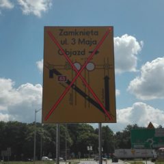 Przejazd kolejowy na  ul. 3 Maja zamknięty na tydzień