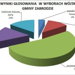 Wyniki głosowania w wyborach Wójta Gminy Zabrodzie oraz Rady Gminy Zabrodzie