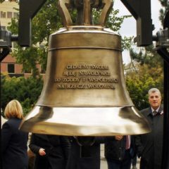 Dzwon 100-lecia Wołomina wraz z przesłaniem dla przyszłych pokoleń