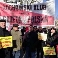 Demonstracja poparcia dla reformy sądownictwa