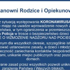 Apel mazowieckich policjantów do rodziców, opiekunów i uczniów