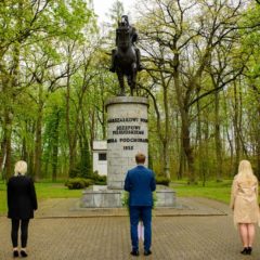 Hołd złożony z okazji obchodów 3 Maja