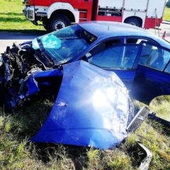 Nie ustąpił pierwszeństwa – spowodował wypadek w Dębinkach