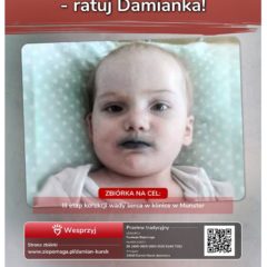 Serce na skraju śmierci – ratuj Damianka!