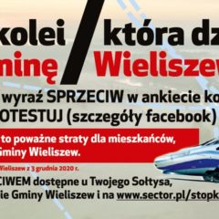 Zdecydowany Sprzeciw Rady Gminy Wieliszew wobec zaproponowanych wariantów przebiegu nowej linii  kolejowej