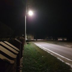 Nowe lampy oświetlenia ulicznego w Andrzejewie
