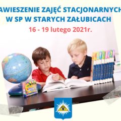 Szkoła Podstawowa w Załubicach zawiesza zajęcia stacjonarne z powodu koronawirusa!