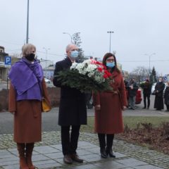 Udział przedstawicieli gminy Brańszczyk w powiatowych obchodach Narodowego Dnia Pamięci Żołnierzy Wyklętych