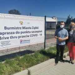 Zapraszamy do punktu szczepień driver-thru w Ząbkach