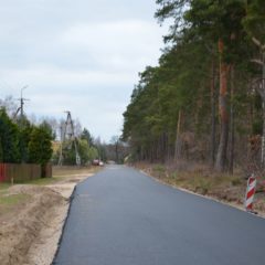 Prace związane z przebudową drogi gminnej w miejscowości Niegowiec zostały zakończone