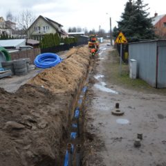 Trwają prace związane z przebudową ulicy Przedszkolnej w Małkini Górnej – etap II