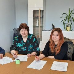 Podpisanie umowy na budowę mostu w Kuleszkach – Nienałtach