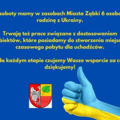 Miasto Ząbki prowadzi zbiórkę dla ofiar wojny i uchodźców z Ukrainy!