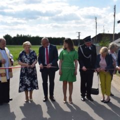 Uroczyste otwarcie drogi w miejscowości Zarzetka oraz obchody jubileusz 75-lecia jednostki OSP Zalesie