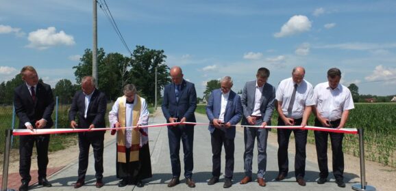 Uroczyste otwarcie drogi gminnej w Zuzeli