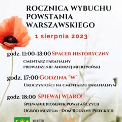 79. Rocznica wybuchu Powstania Warszawskiego