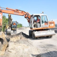 Budowa parkingu przy Cmentarzu Parafialnym w Małkini Górnej